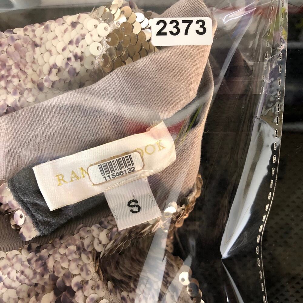 Ramy Brook Alexi Python Sequin Top S - Picture 11 of 11